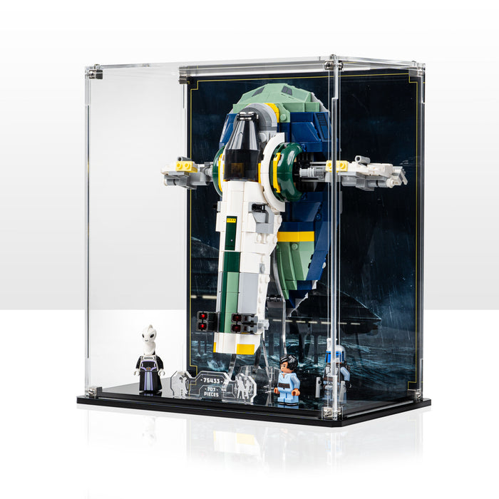 Display Case for LEGO® Star Wars: Jango Fett's Starship (75433)