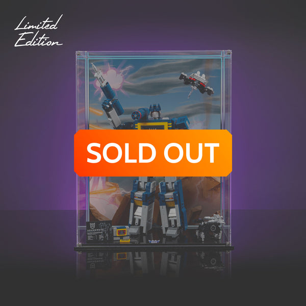 Display Case for LEGO Icons Transformers Soundwave 10358 — Wicked