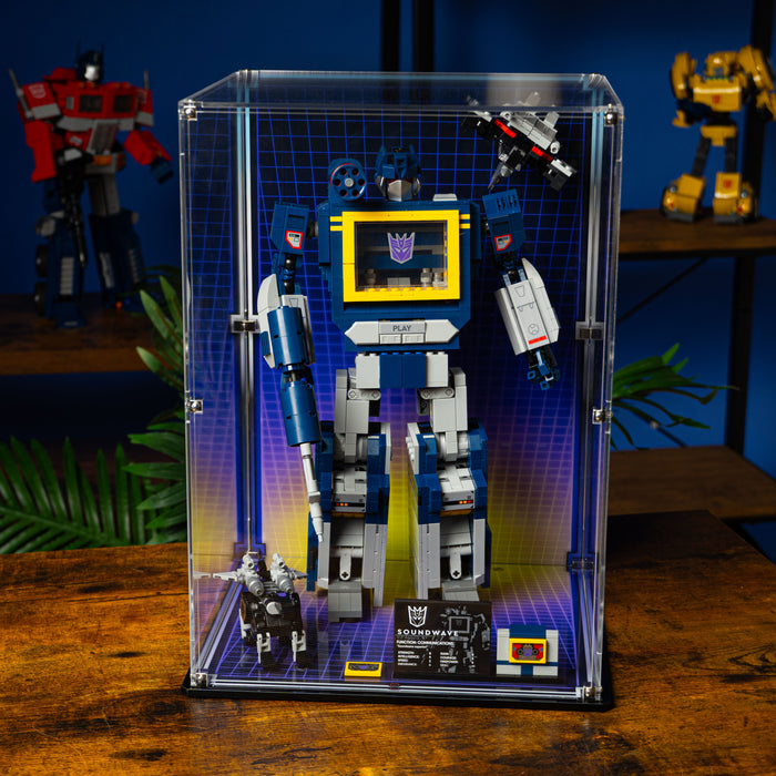Display Case for LEGO® Icons: Transformers: Soundwave (10358)