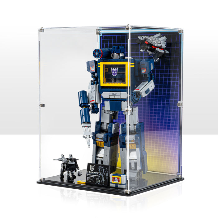Display Case for LEGO® Icons: Transformers: Soundwave (10358)