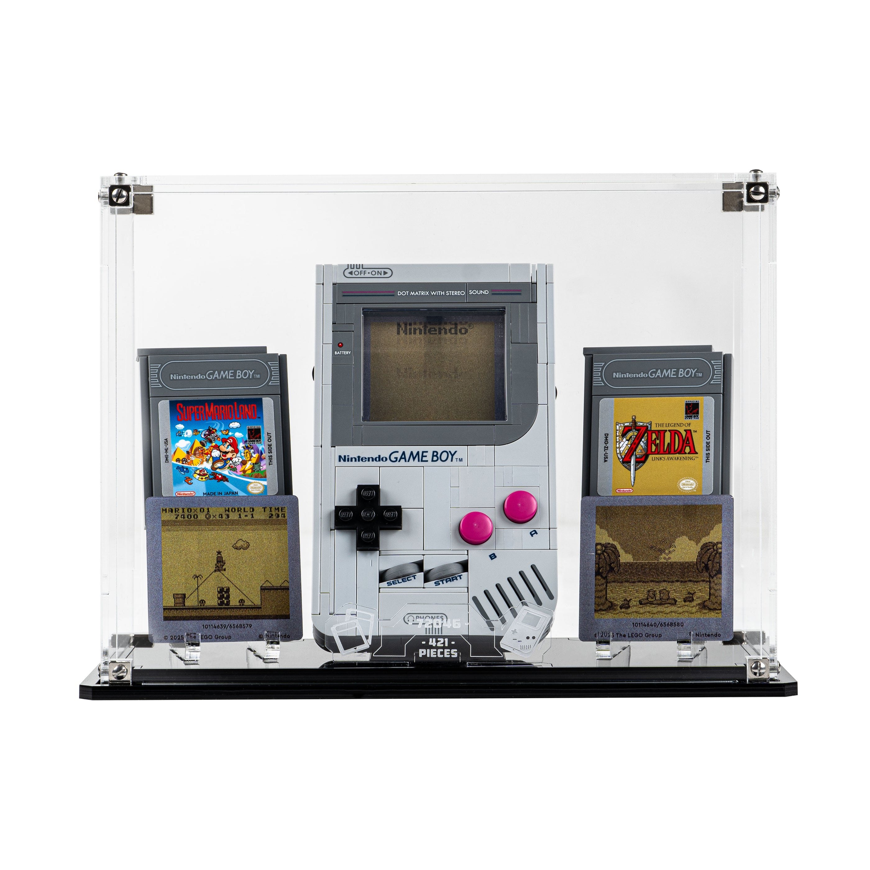 Display Case for LEGO Super Mario Game Boy 72046 — Wicked Brick