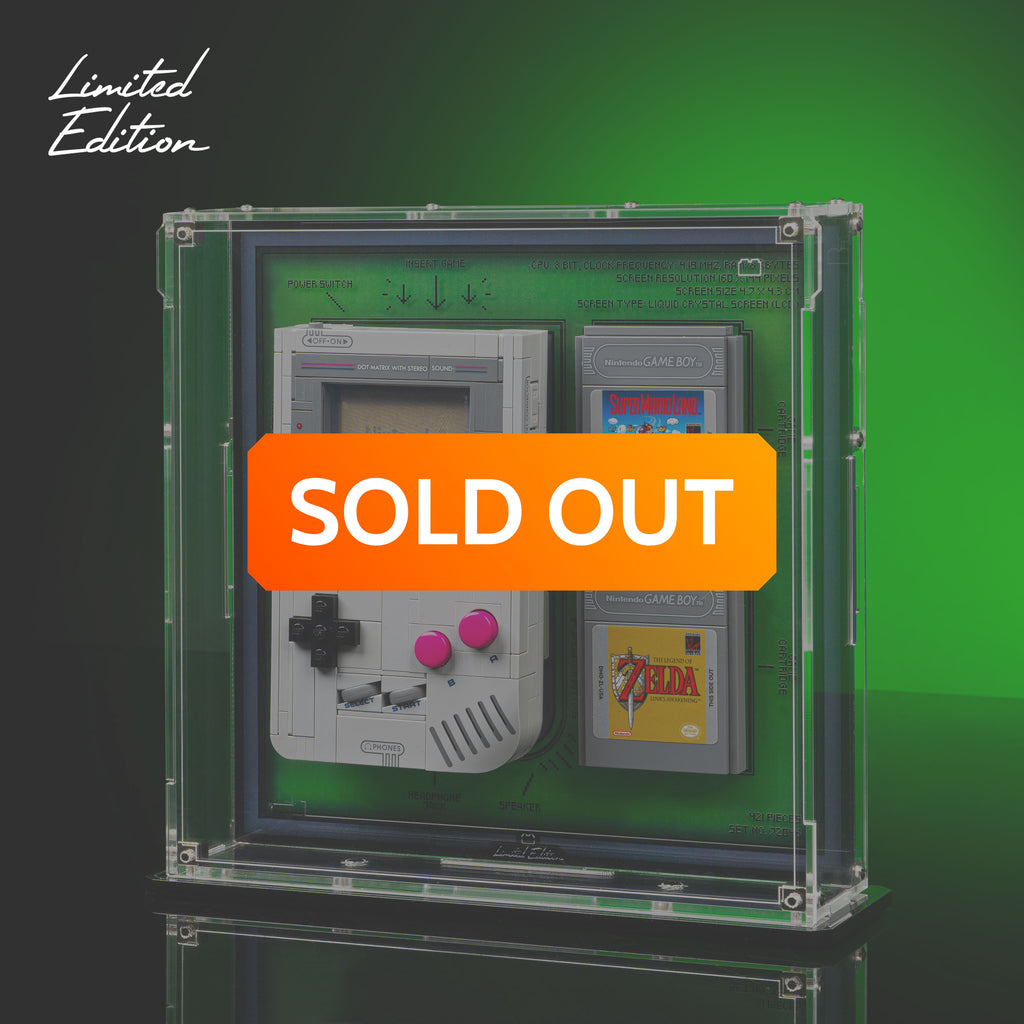 Limited Edition Display Case for LEGO® Super Mario Game Boy