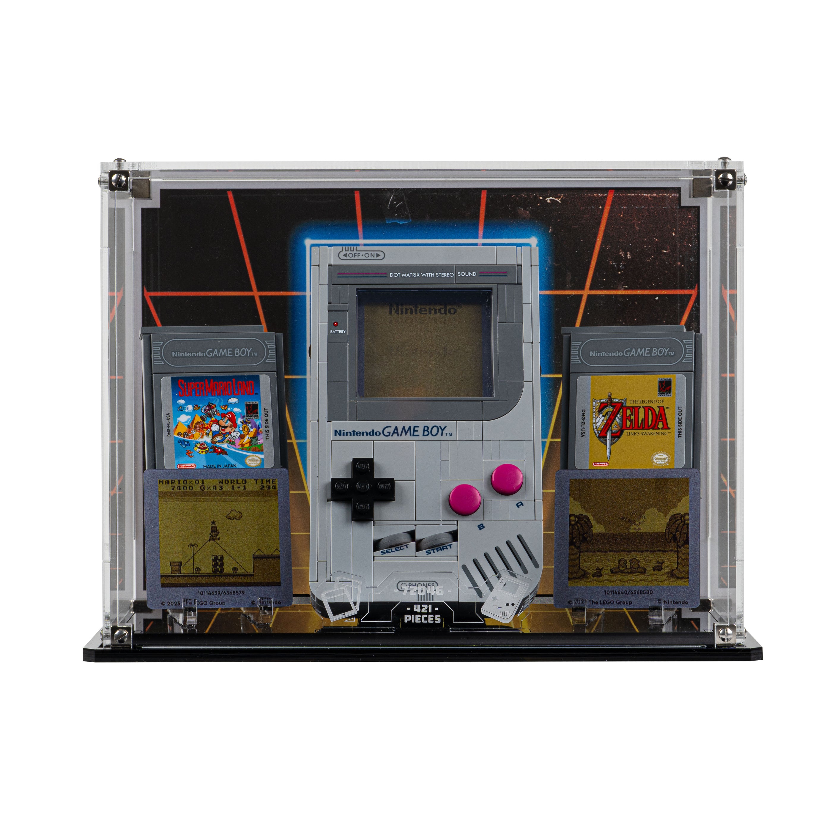 Display Case for LEGO Super Mario Game Boy 72046 — Wicked Brick