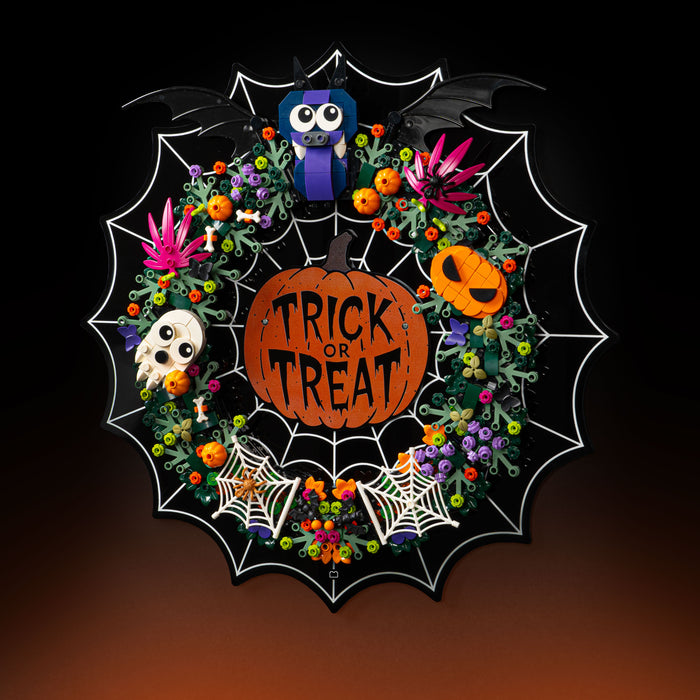 Limited Edition Wall Mounted Display Stand for LEGO® Halloween Wreath (40825)