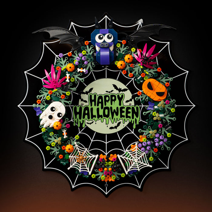 Limited Edition Wall Mounted Display Stand for LEGO® Halloween Wreath (40825)