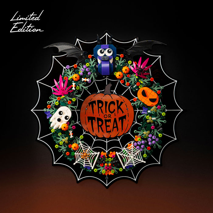Limited Edition Wall Mounted Display Stand for LEGO® Halloween Wreath (40825)