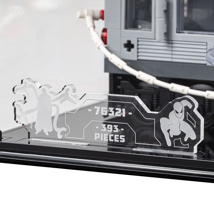 Display Case for LEGO® Marvel™: Spider-Man vs. Doc Ock Subway Train Scene (76321)