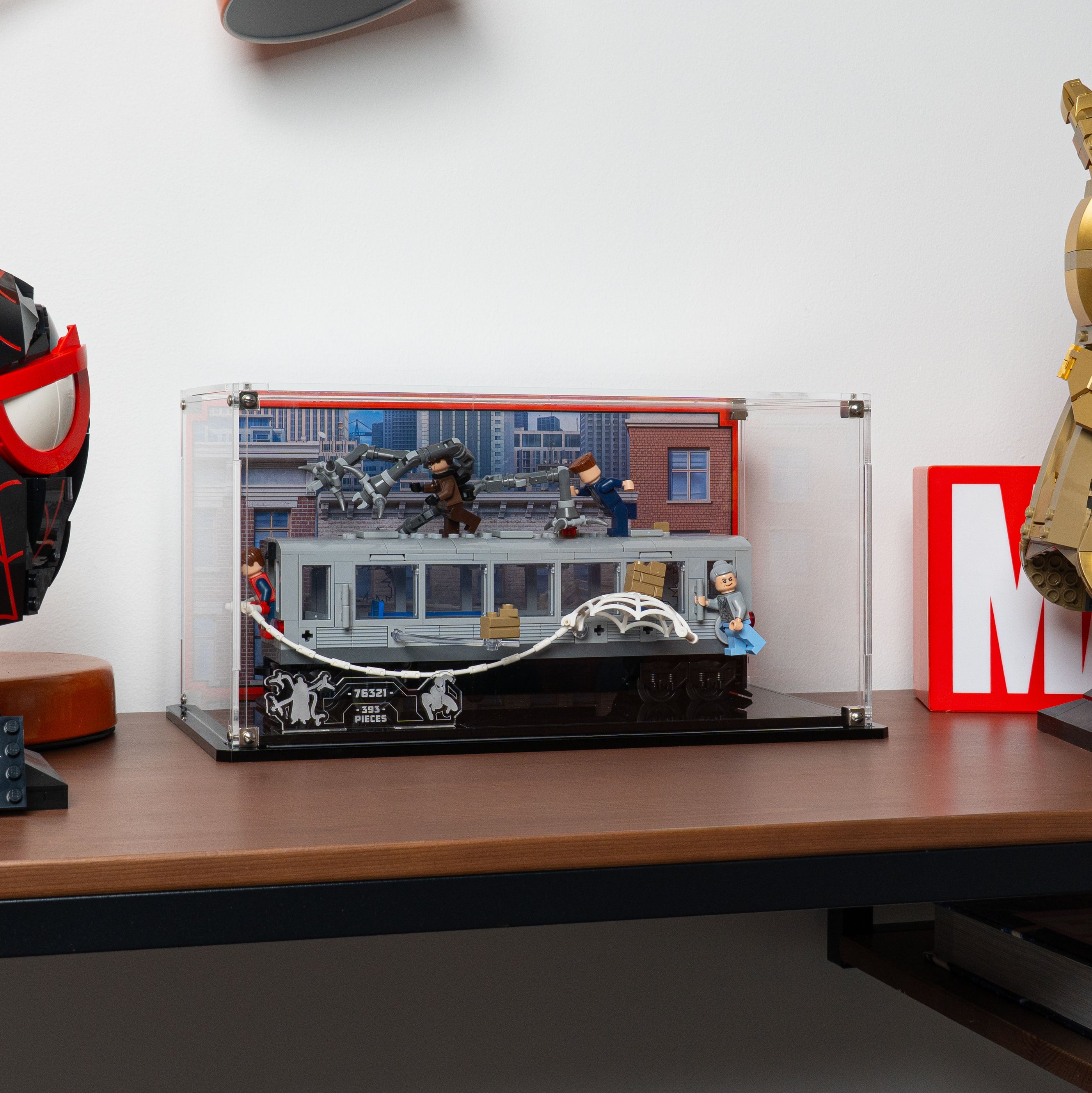 Display Case for LEGO Marvel Spider-Man Doc Ock Subway Scene 76321 ...