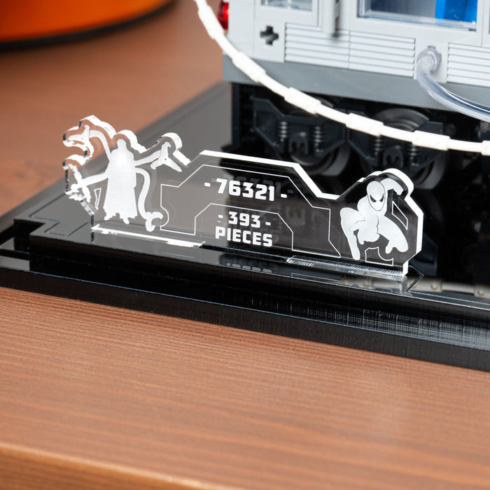 Display Case for LEGO® Marvel™: Spider-Man vs. Doc Ock Subway Train Scene (76321)