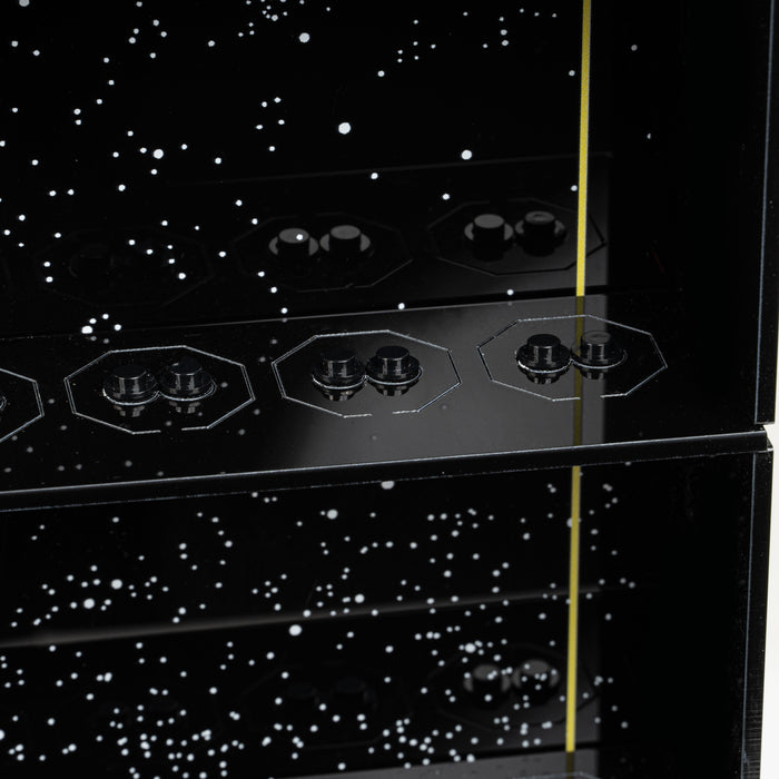 Wall Mounted Display Case for LEGO® Star Wars: Brick-Built Star Wars Logo & 124 Minifigures (75407)