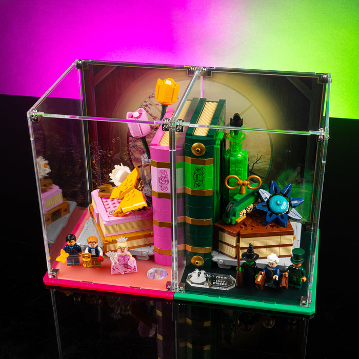 Limited Edition Display Case for LEGO® Wicked: Glinda and Elphaba Bookends (75691)
