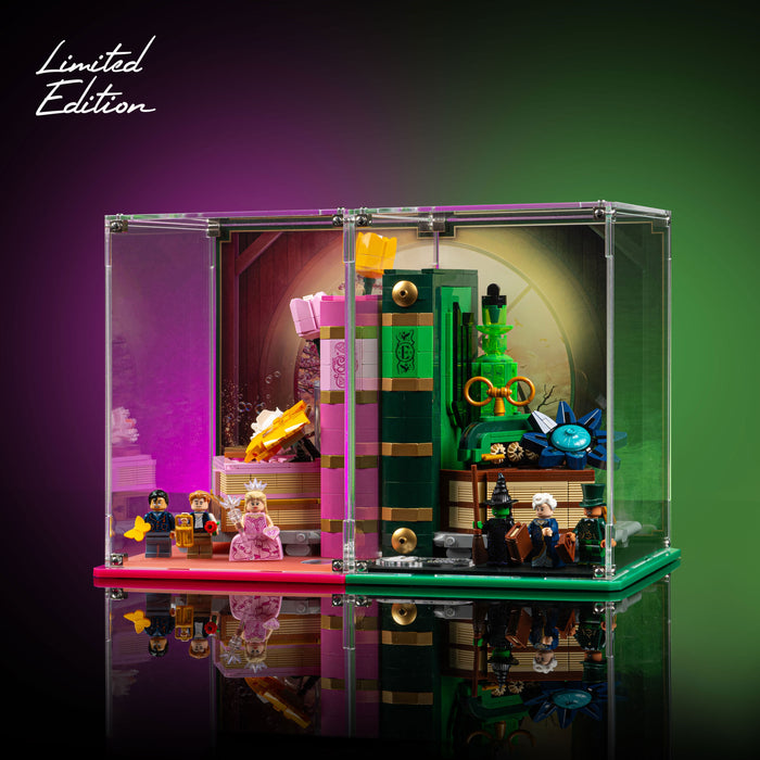 Limited Edition Display Case for LEGO® Wicked: Glinda and Elphaba Bookends (75691)