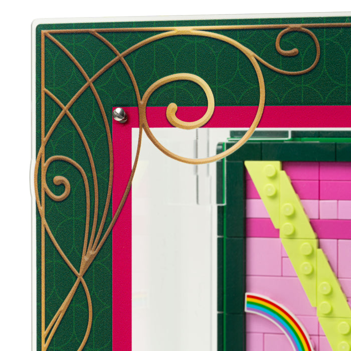Wall Mounted Display Case for LEGO® Wicked: Emerald City Wall Art (75685)