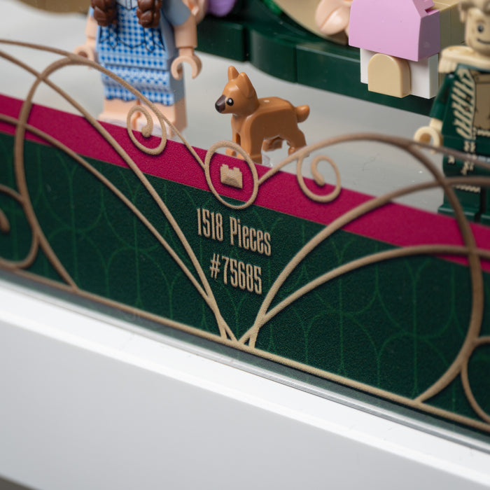 Wall Mounted Display Case for LEGO® Wicked: Emerald City Wall Art (75685)