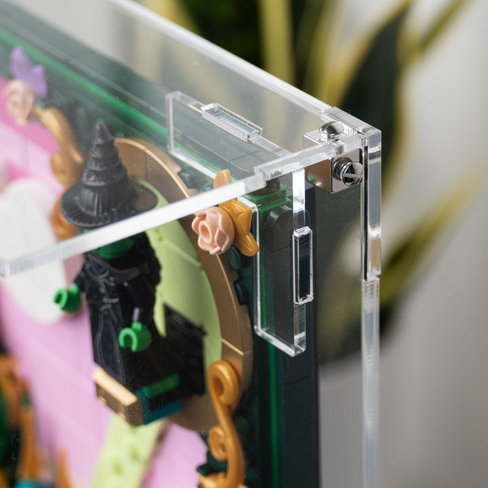 Wall Mounted Display Case for LEGO® Wicked: Emerald City Wall Art (75685)