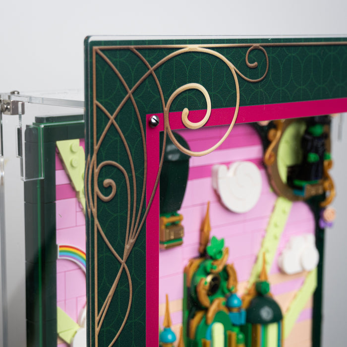 Wall Mounted Display Case for LEGO® Wicked: Emerald City Wall Art (75685)