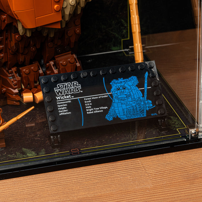 Display Case for LEGO® Star Wars: Wicket the Ewok (75430)