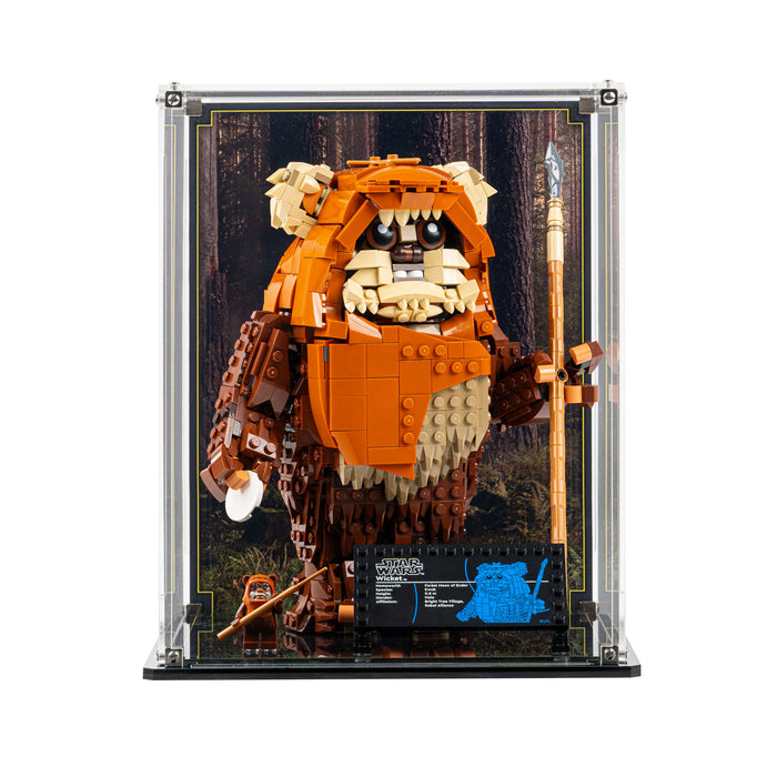 Display Case for LEGO® Star Wars: Wicket the Ewok (75430)