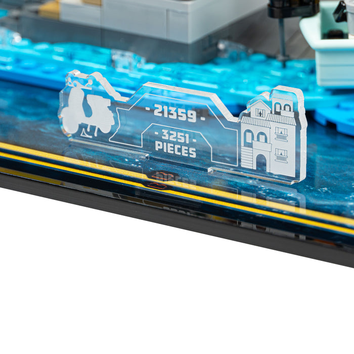 Display Case for LEGO® Ideas: Italian Riviera (21359)