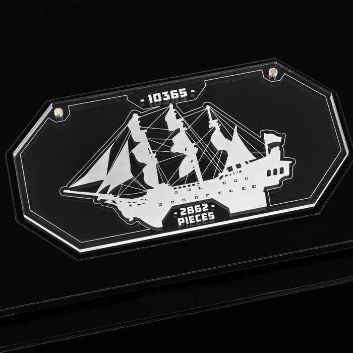 Display Case for LEGO® Icons: Captain Jack Sparrow's Pirate Ship (10365)