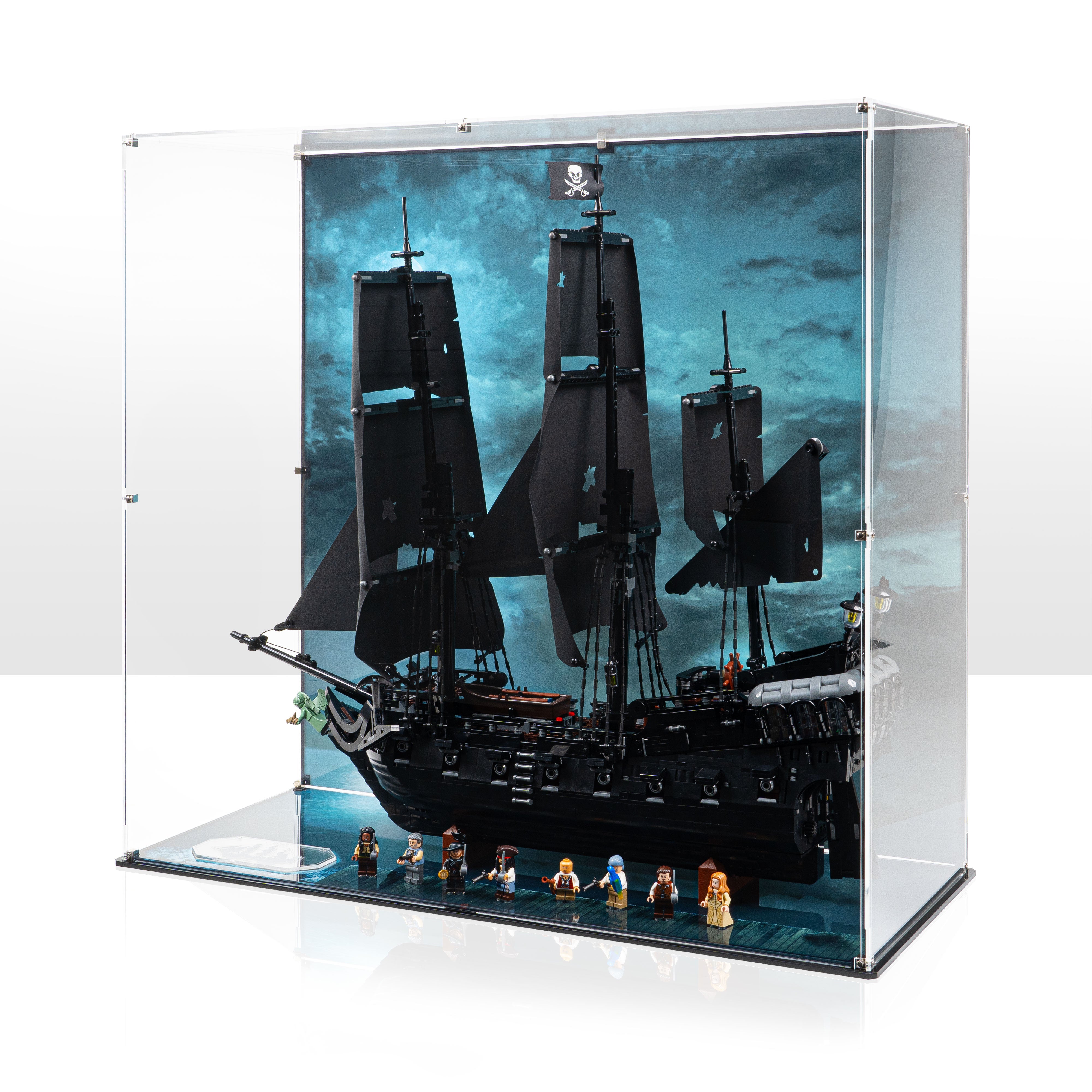 Display Case for LEGO Icons Captain Jack Sparrow's Pirate Ship