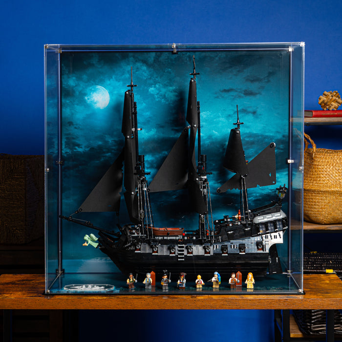Display Case for LEGO® Icons: Captain Jack Sparrow's Pirate Ship (10365)