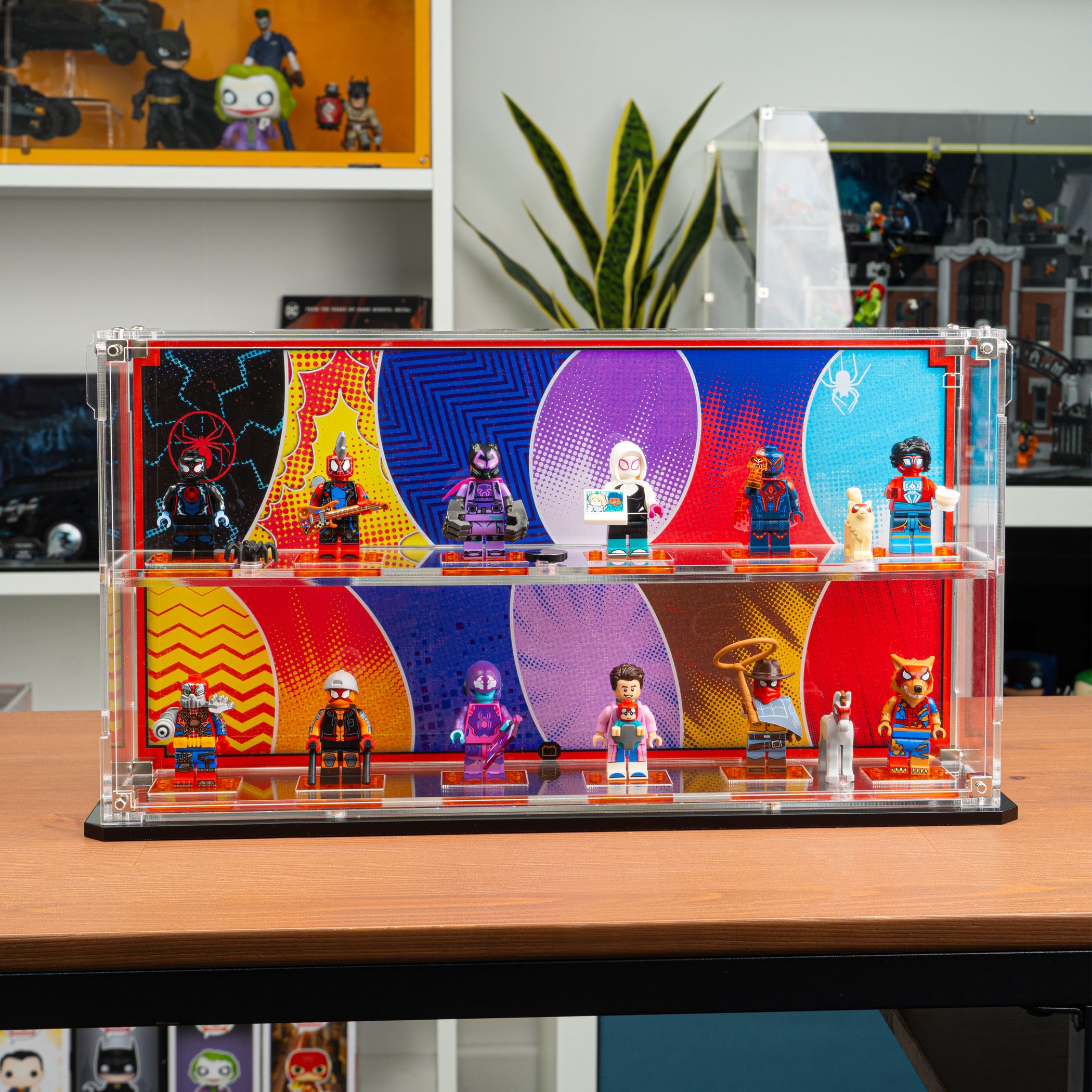 Spider Man Library Display Display Case for LEGO Spider-Man Spider-Verse Minifigures 71050 ...