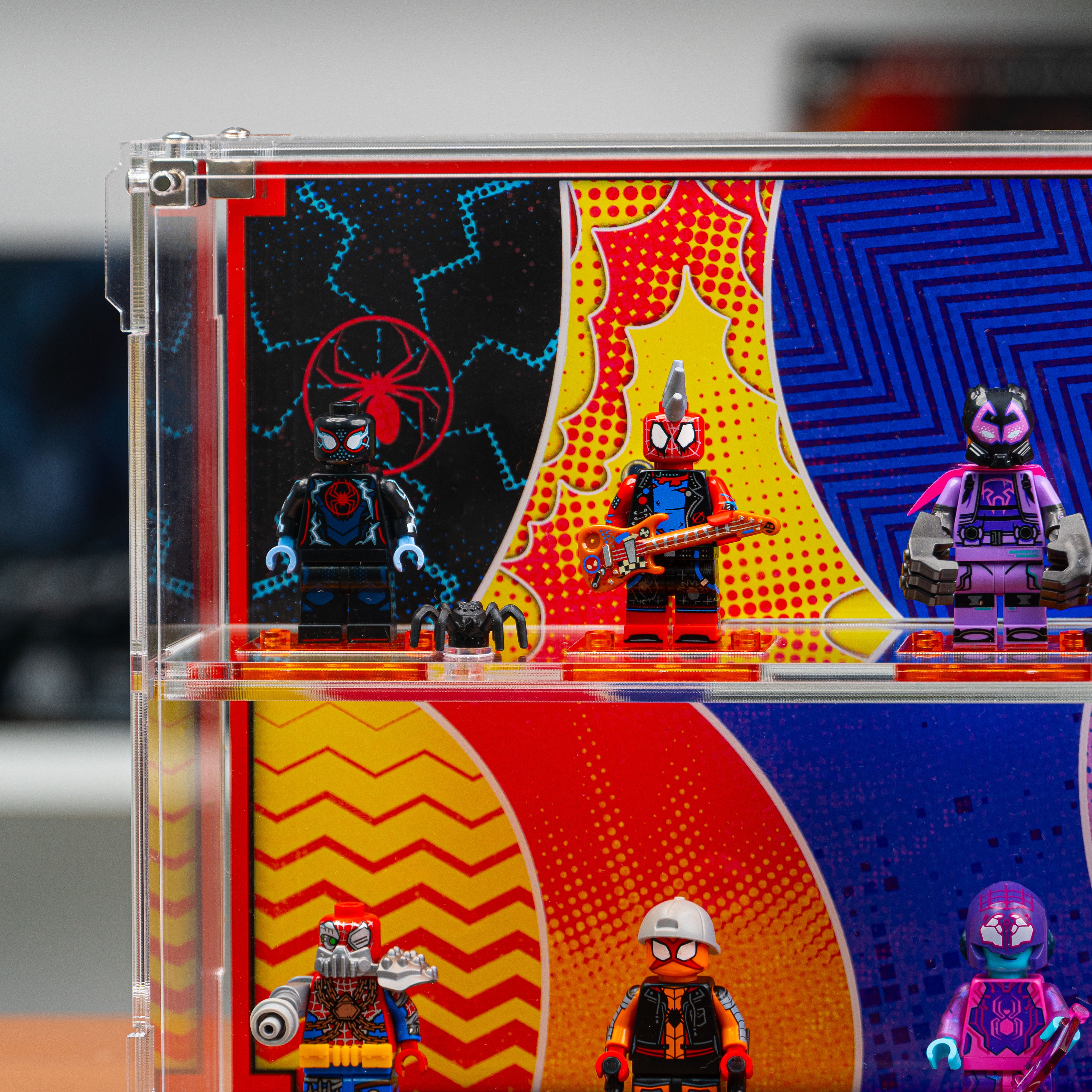 Display Case for LEGO Spider-Man Spider-Verse Minifigures 71050 ...