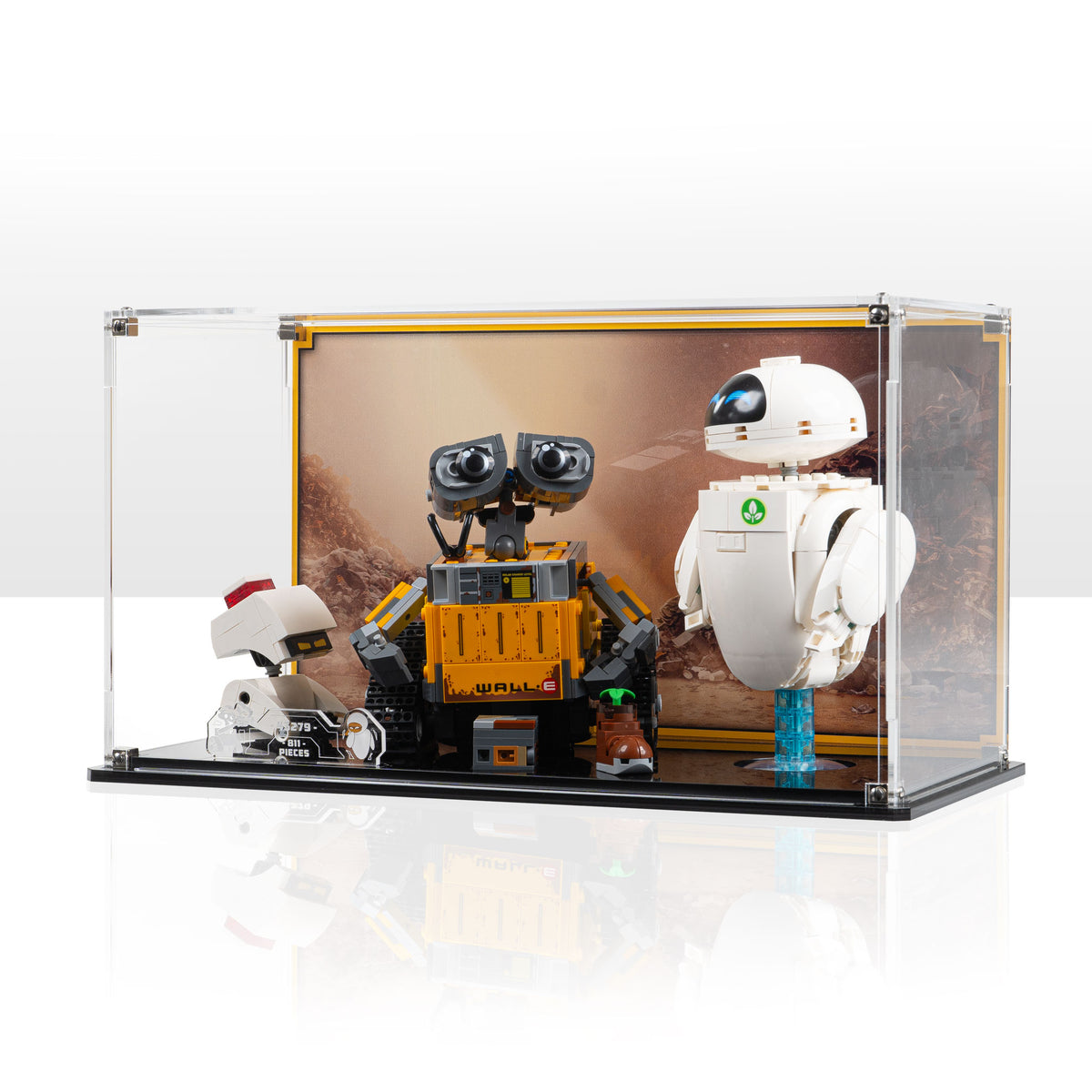 Display Case for LEGO Disney WALL-E and EVE 43279 — Wicked Brick