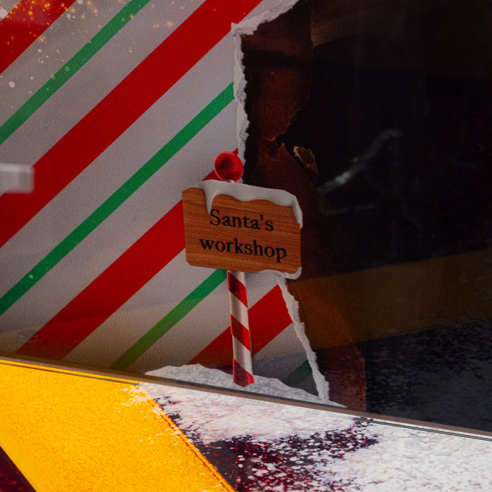 Limited Edition Display Case for LEGO® Family Christmas Tree Decoration (41843) & Holiday Express Train (10361)