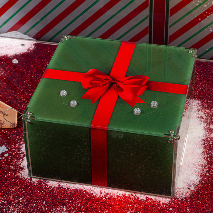 Limited Edition Display Case for LEGO® Family Christmas Tree Decoration (41843) & Holiday Express Train (10361)