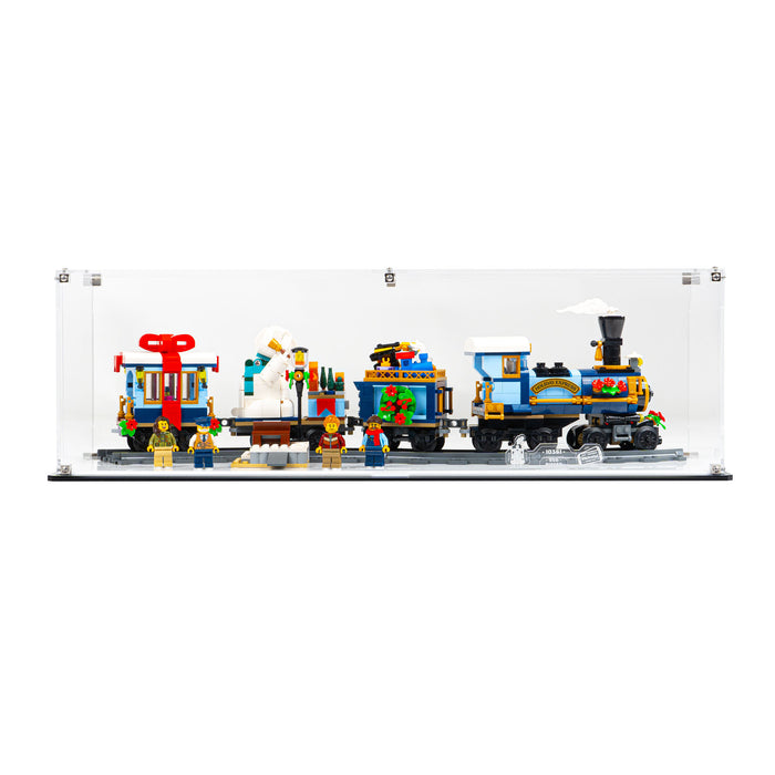 Display Case for LEGO® Icons Holiday Express Train (10361)