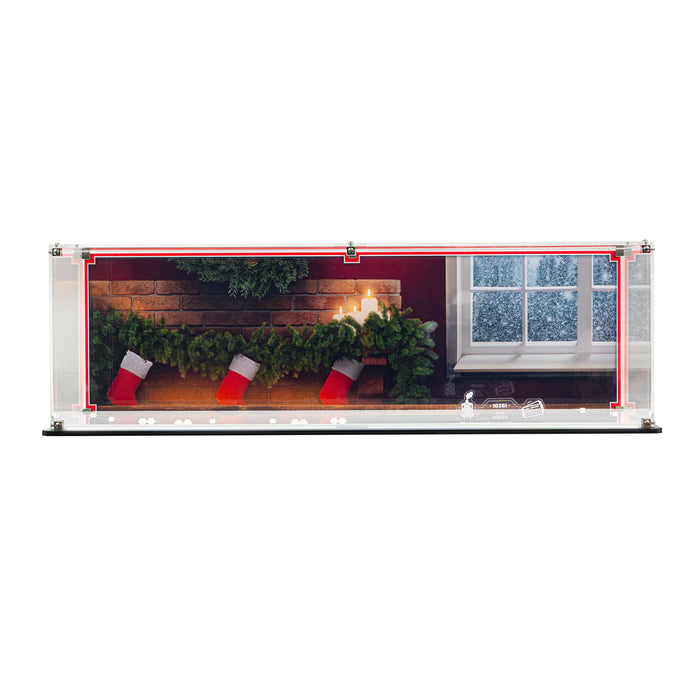 Display Case for LEGO® Icons Holiday Express Train (10361)