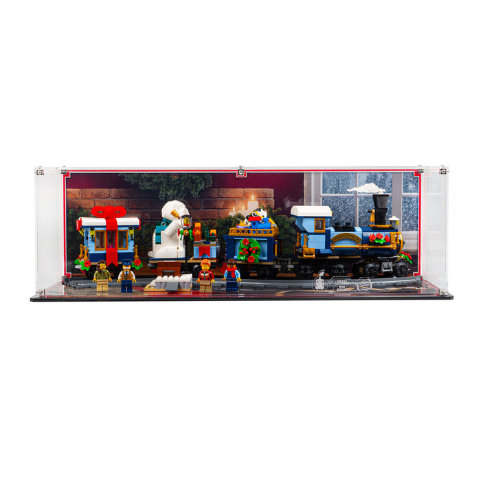 Display Case for LEGO® Icons Holiday Express Train (10361)