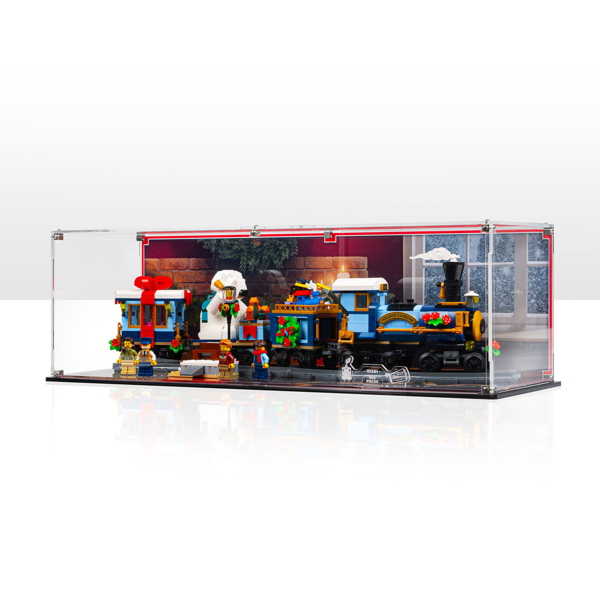 Display Case for LEGO Icons Holiday Express Train 10361 — Wicked Brick