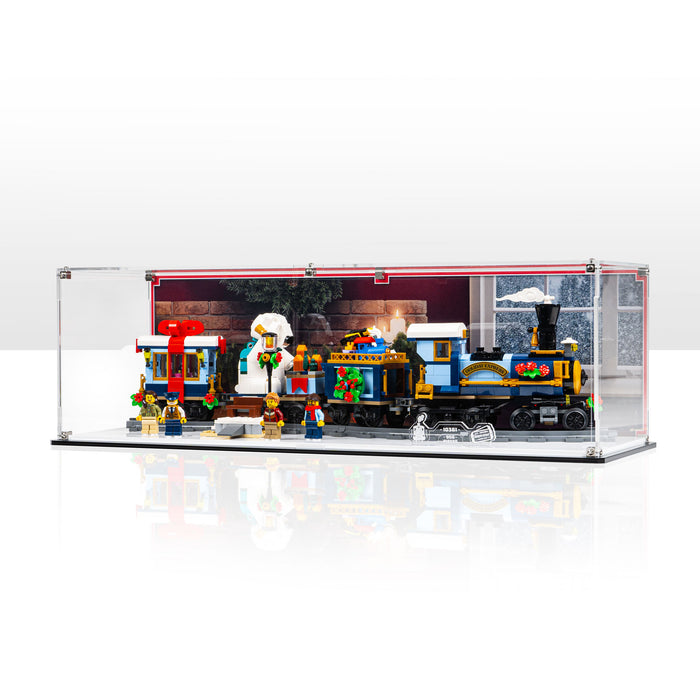 Display Case for LEGO® Icons Holiday Express Train (10361)