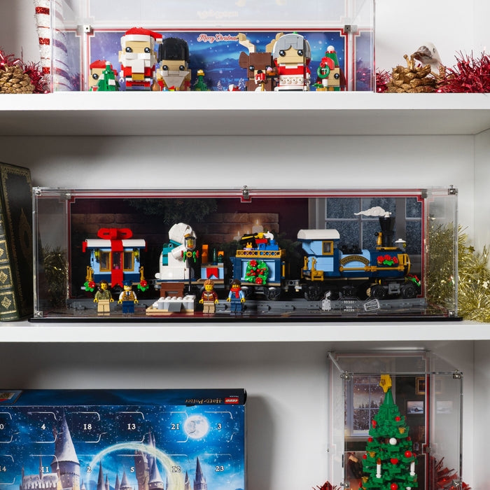 Display Case for LEGO® Icons Holiday Express Train (10361)