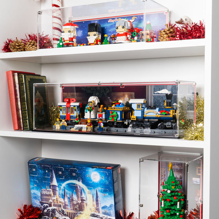 Display Case for LEGO® Icons Holiday Express Train (10361)
