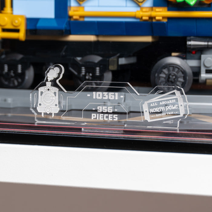 Display Case for LEGO® Icons Holiday Express Train (10361)