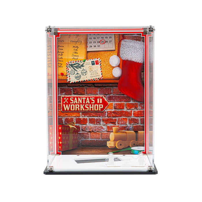Display Case for LEGO® Up-Scaled Santa Minifigure (40820)