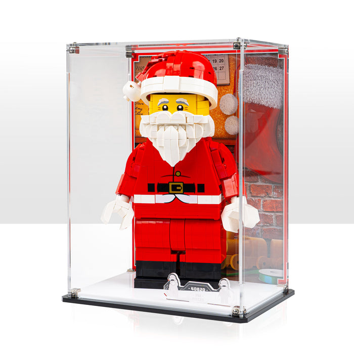 Display Case for LEGO® Up-Scaled Santa Minifigure (40820)