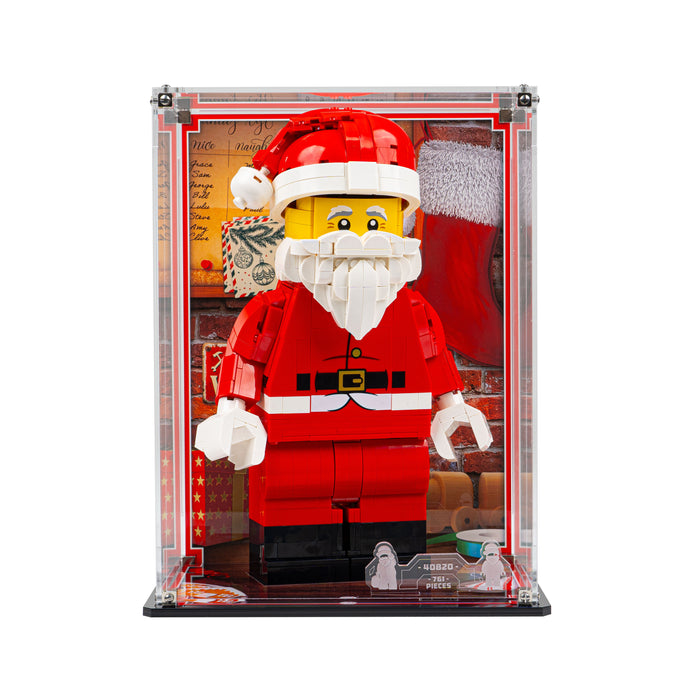 Display Case for LEGO® Up-Scaled Santa Minifigure (40820)