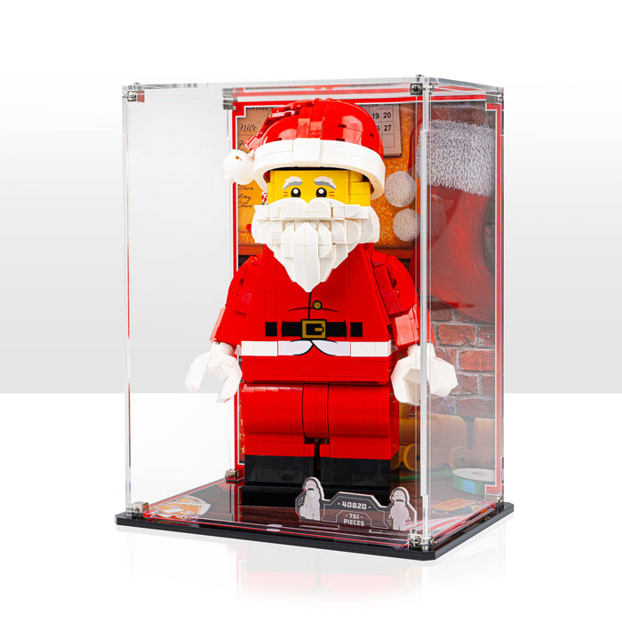 Display Case for LEGO® Up-Scaled Santa Minifigure (40820)