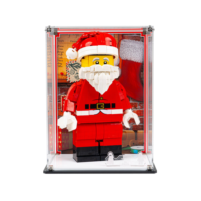 Display Case for LEGO® Up-Scaled Santa Minifigure (40820)
