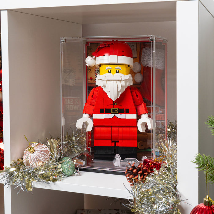 Display Case for LEGO® Up-Scaled Santa Minifigure (40820)