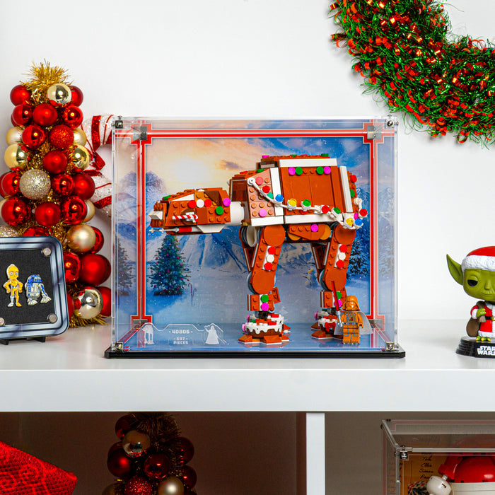 Display Case for LEGO® Star Wars: Gingerbread AT-AT™ Walker (40806)