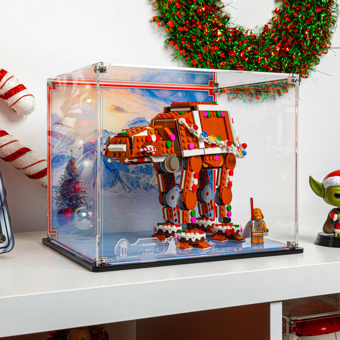 Display Case for LEGO® Star Wars: Gingerbread AT-AT™ Walker (40806)