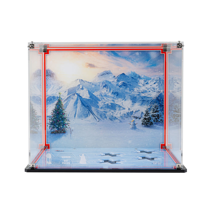 Display Case for LEGO® Star Wars: Gingerbread AT-AT™ Walker (40806)