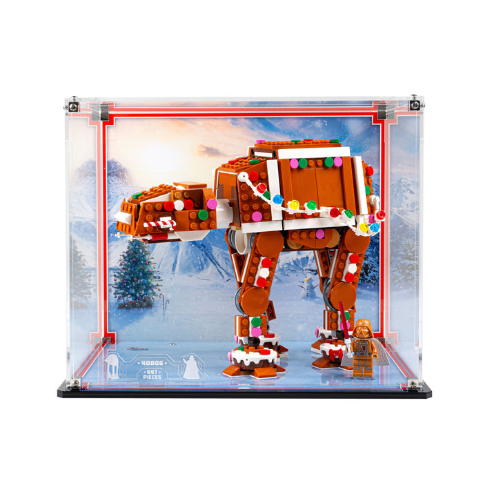 Display Case for LEGO® Star Wars: Gingerbread AT-AT™ Walker (40806)