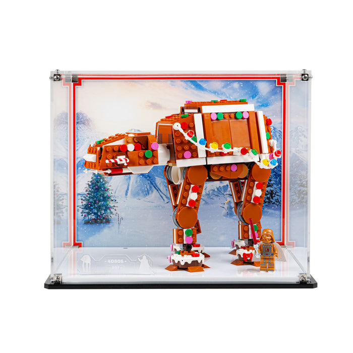 Display Case for LEGO® Star Wars: Gingerbread AT-AT™ Walker (40806)